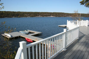 View from deck of Dock & Lake