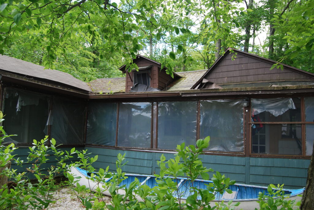 Lake Front View - Before